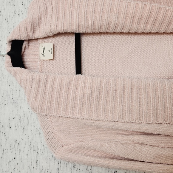 Soma Pale Pink Chenille Cocoon Wrap - Picture 4 of 6